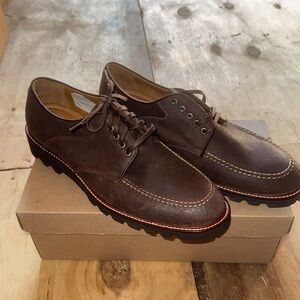 NEW!! Men’s Alan Payne Curtis II Dark Brown Oily Suede Oxfords Size 10M
